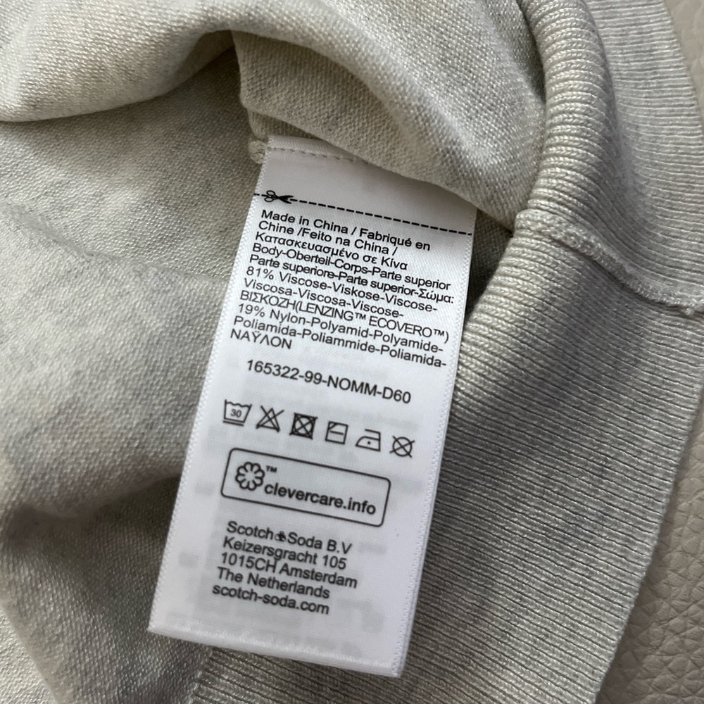 NWT - Scotch & Soda Men’s Classic Crew Neck Sweater - Size XL - Picture 8 of 8